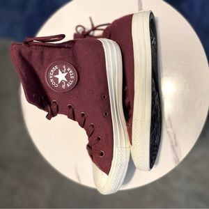 Burgundy Converse